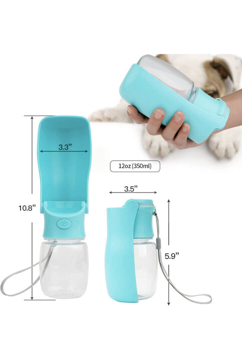 YWFAYNA Portable Dog Water Bottle , Foldable Pet Water Bottle for Walking with D